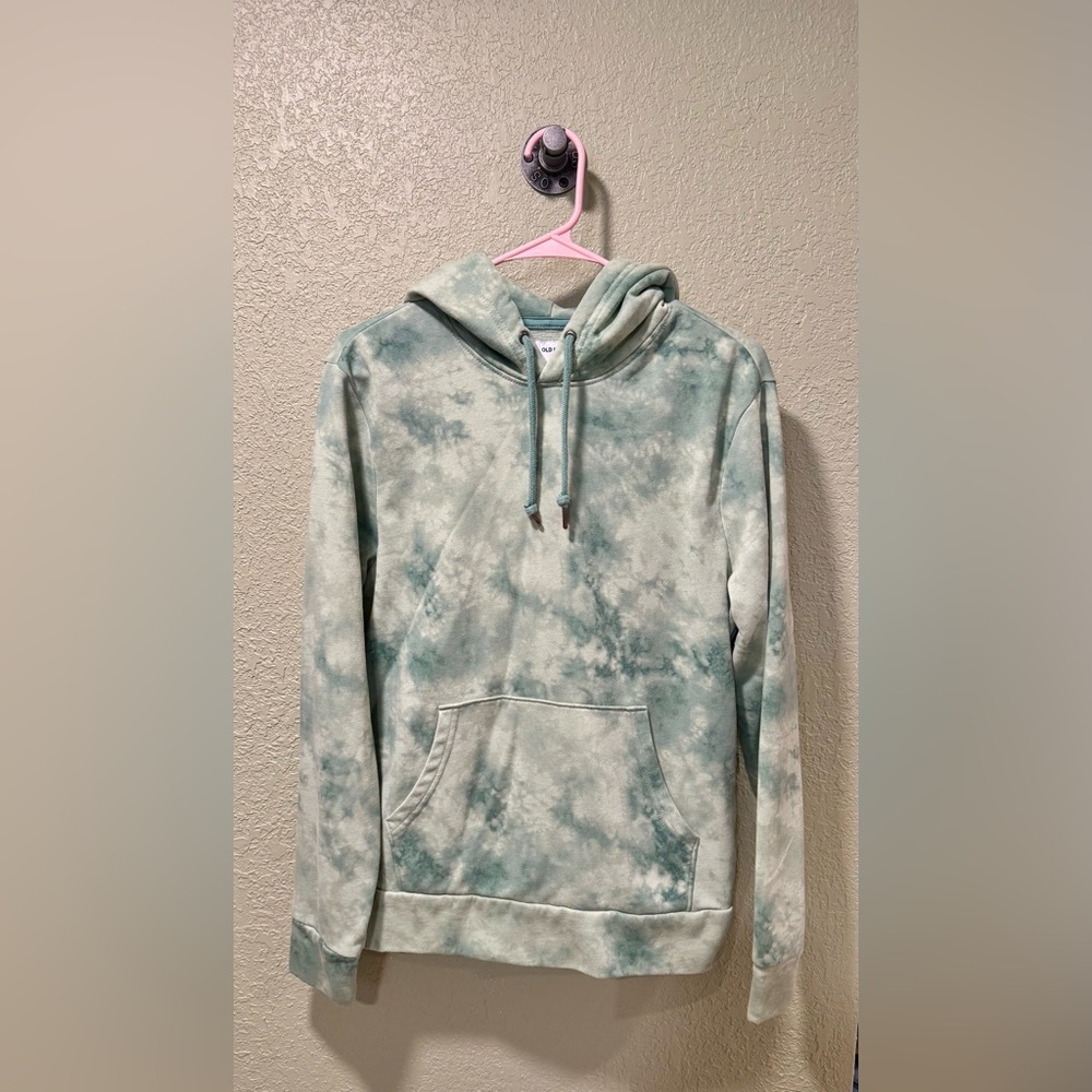 Old Navy Tie Die Green Hoodie Size S